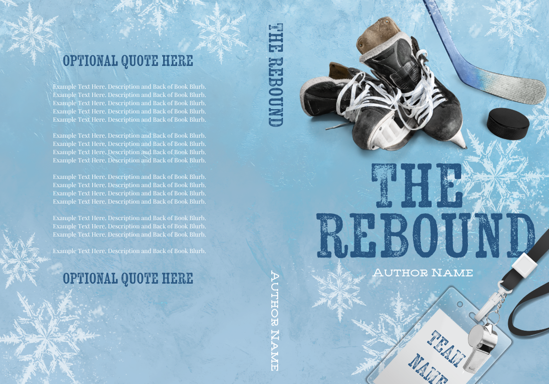 Hockey Romance Book Cover Template