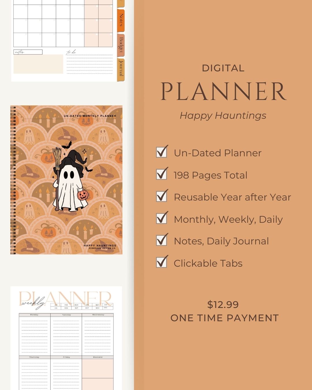 Happy Hauntings Planner