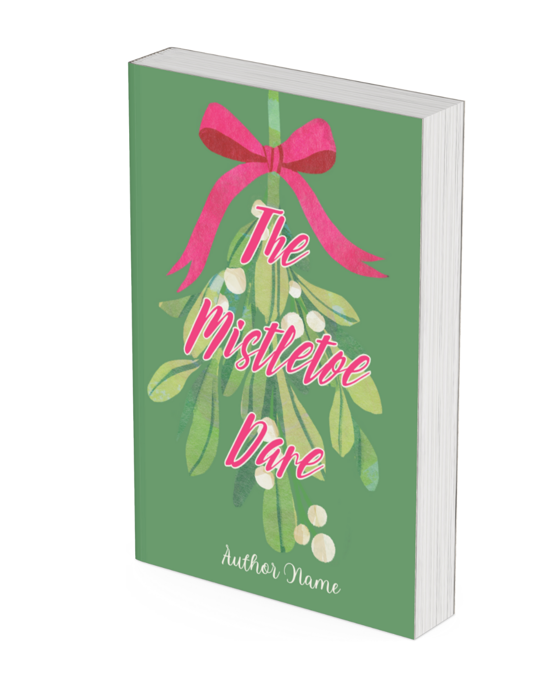 The Mistletoe Bet Book Cover Template
