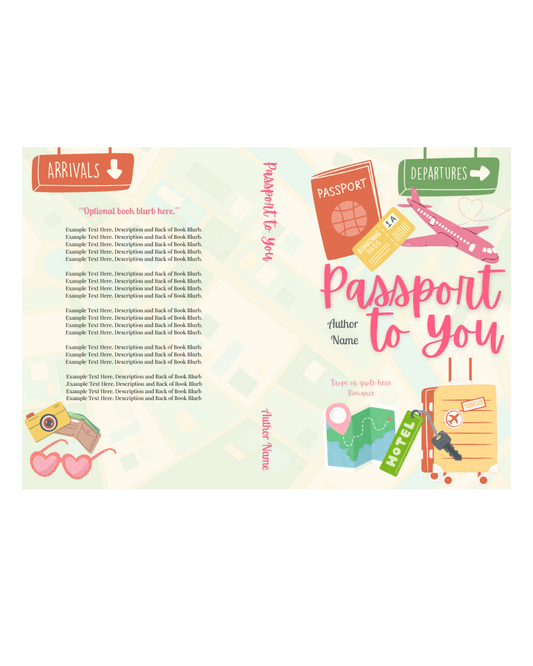 Passport to You Book Cover Template