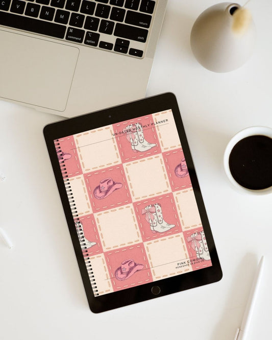 Pink Cowgirl Planner