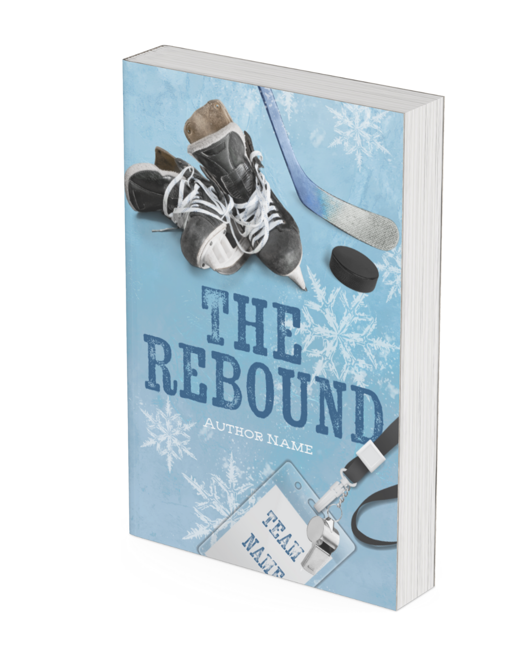 Hockey Romance Book Cover Template