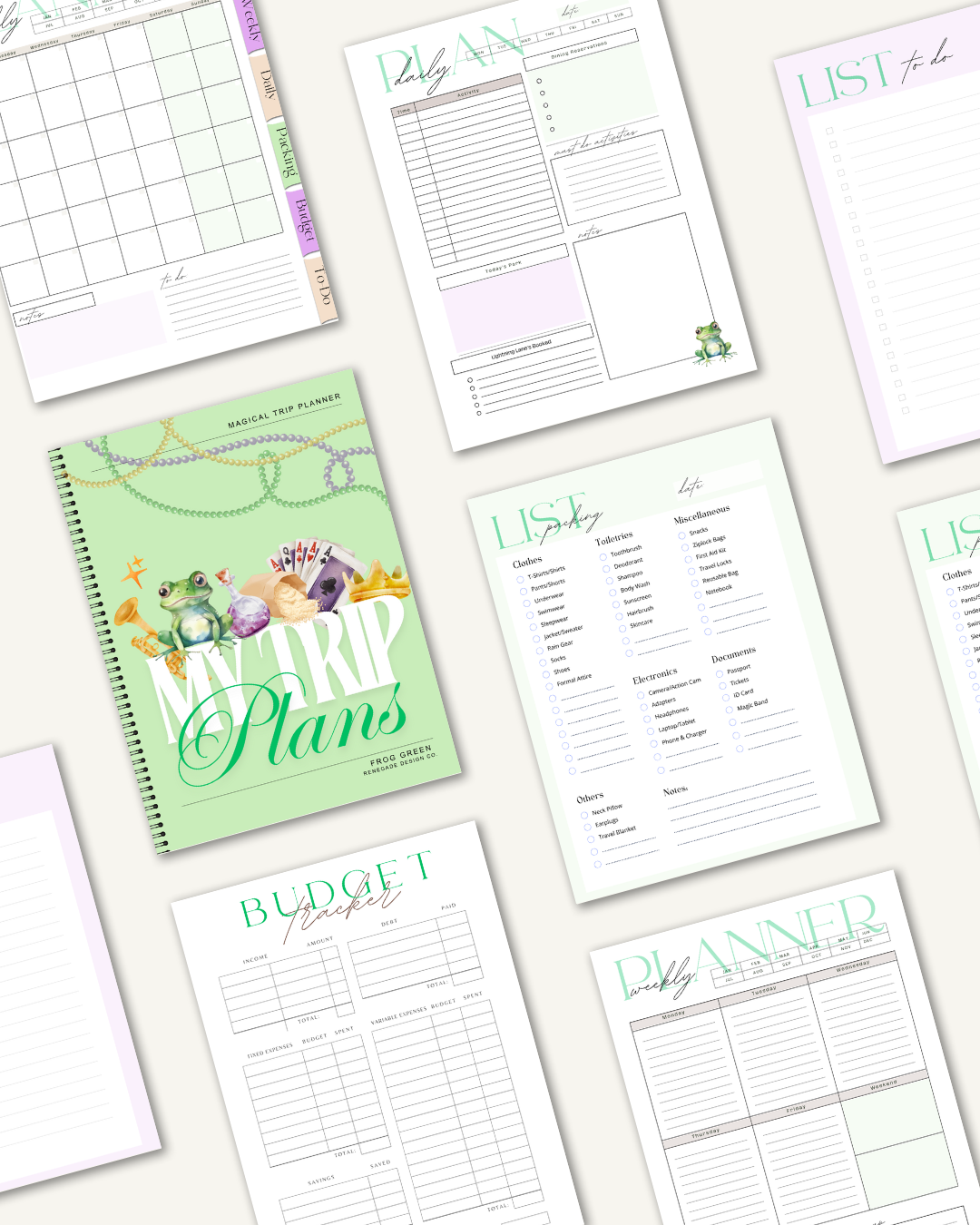 Frog Green Travel Planner