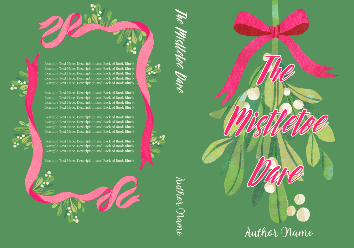 The Mistletoe Bet Book Cover Template