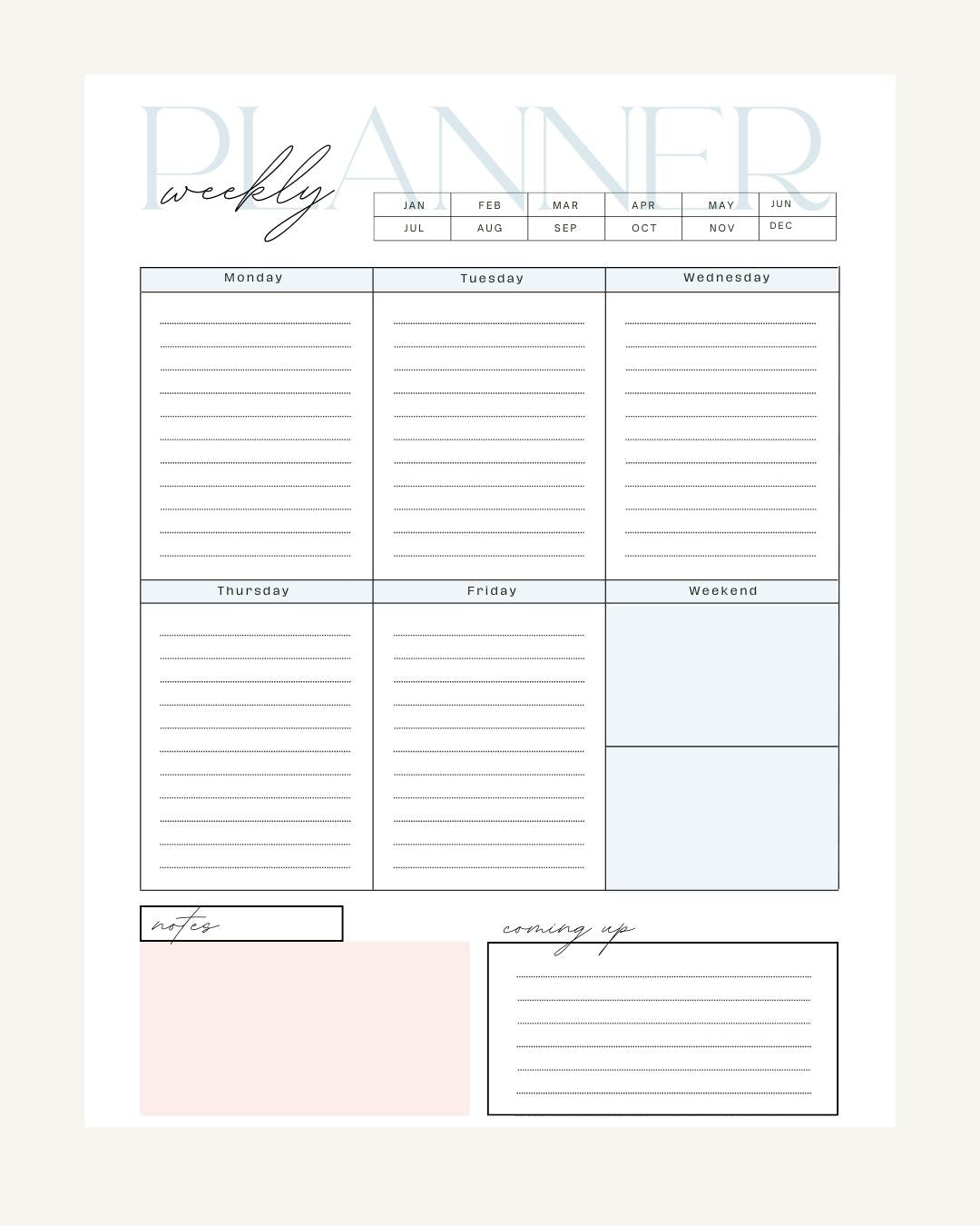 Faith & Freedom Planner