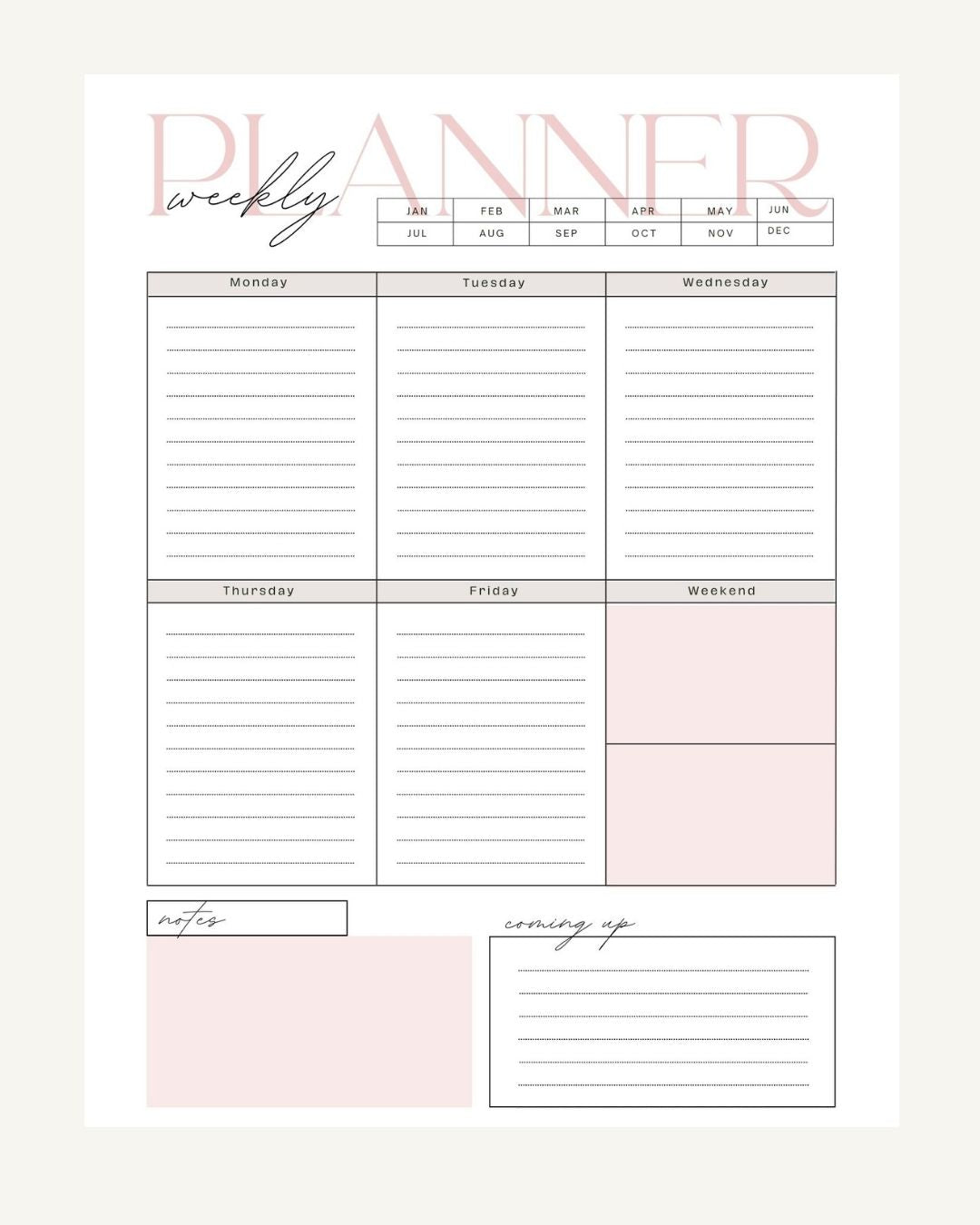 Pink Cowgirl Planner