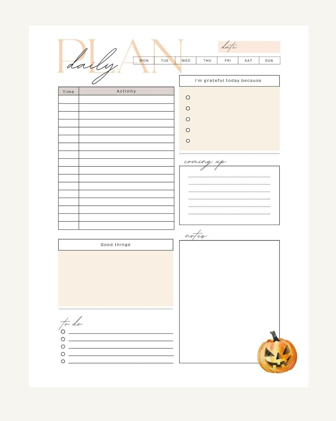 Happy Hauntings Planner
