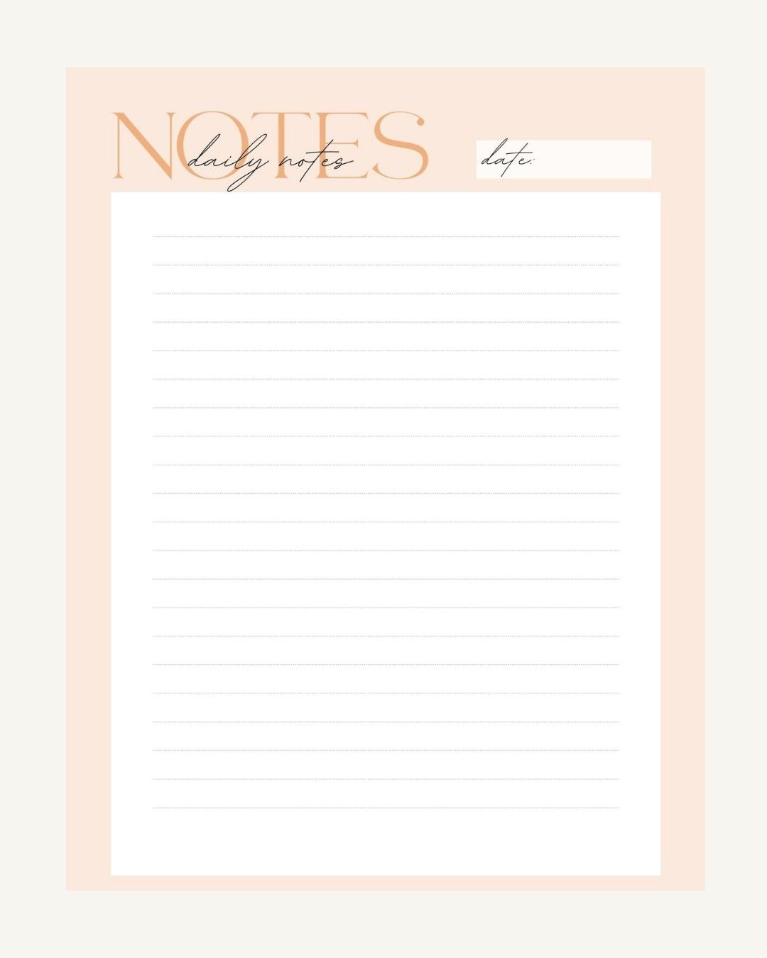 Autumn Checkered Planner