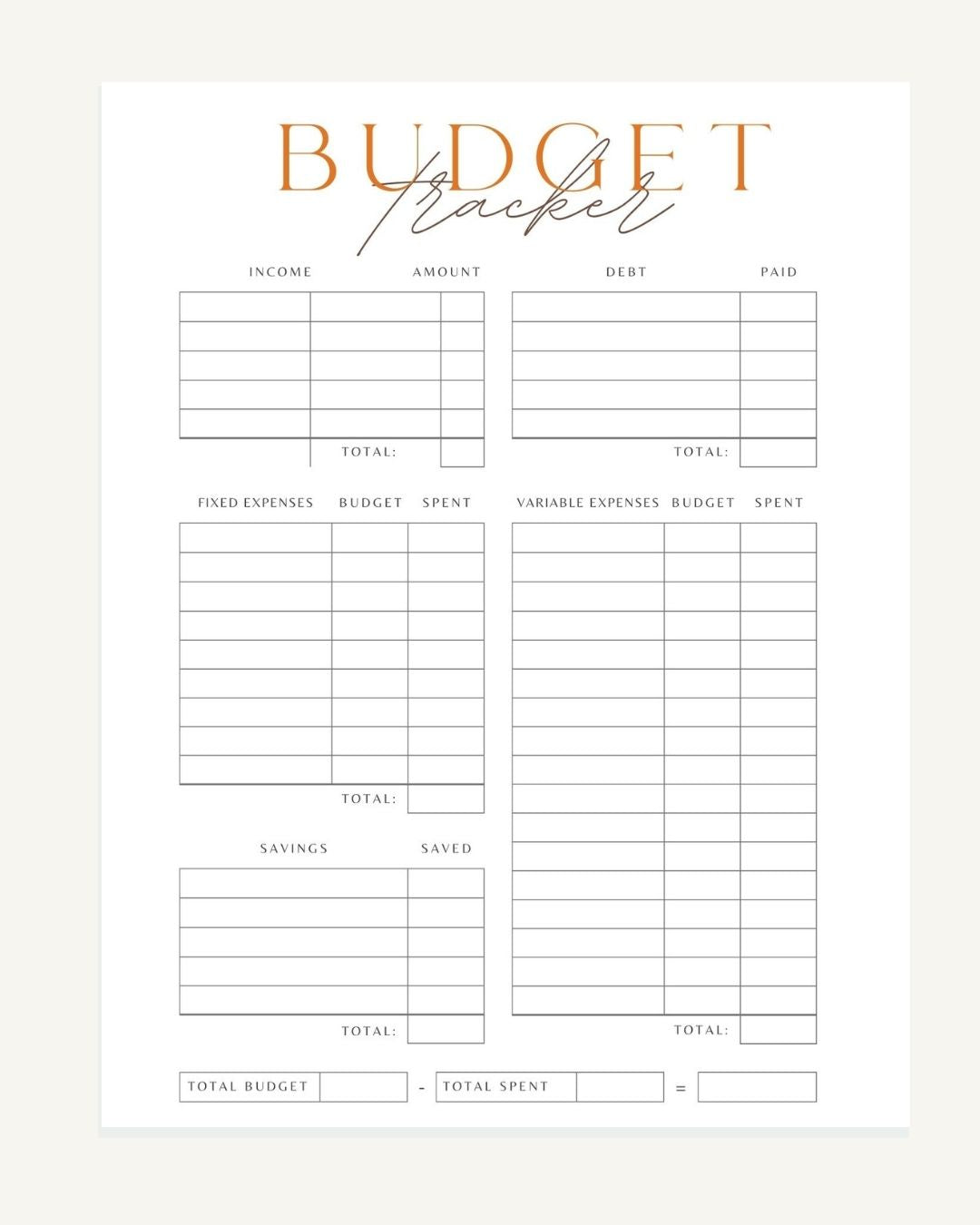 Happy Hauntings Planner