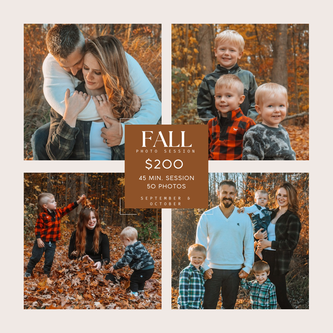 Fall Photo Sessions!