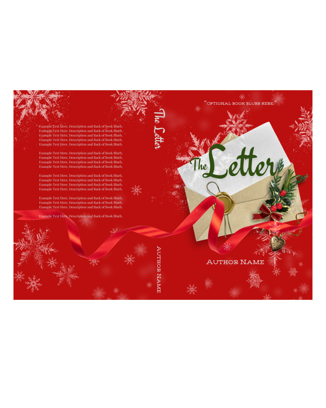 The Letter Book Cover Template